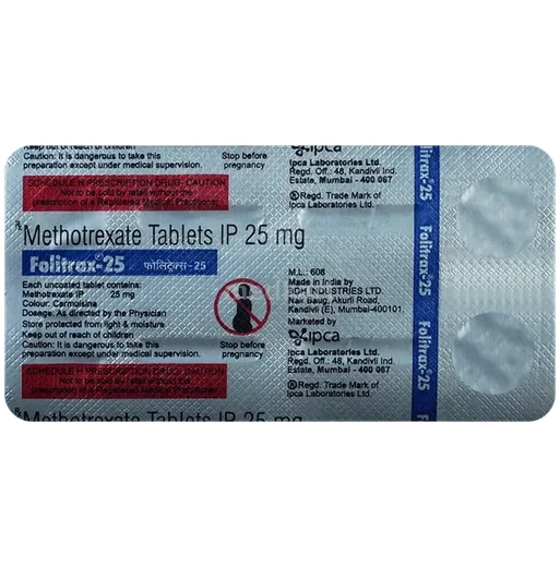 folitrax 25mg tablet 4's